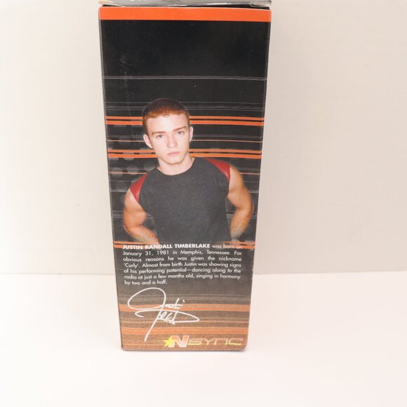 Nsync Bobble Head of Justin Tim in Box made in 2001 a Collectable - Picture 6 of 9